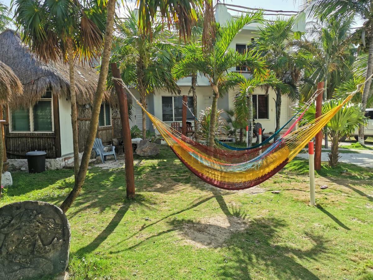 Las Cabanas Del Doctor Mahahual Ngoại thất bức ảnh