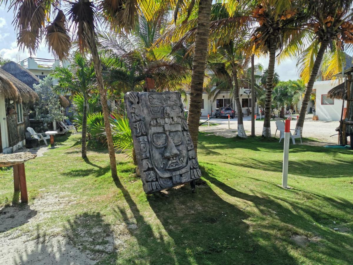 Las Cabanas Del Doctor Mahahual Ngoại thất bức ảnh