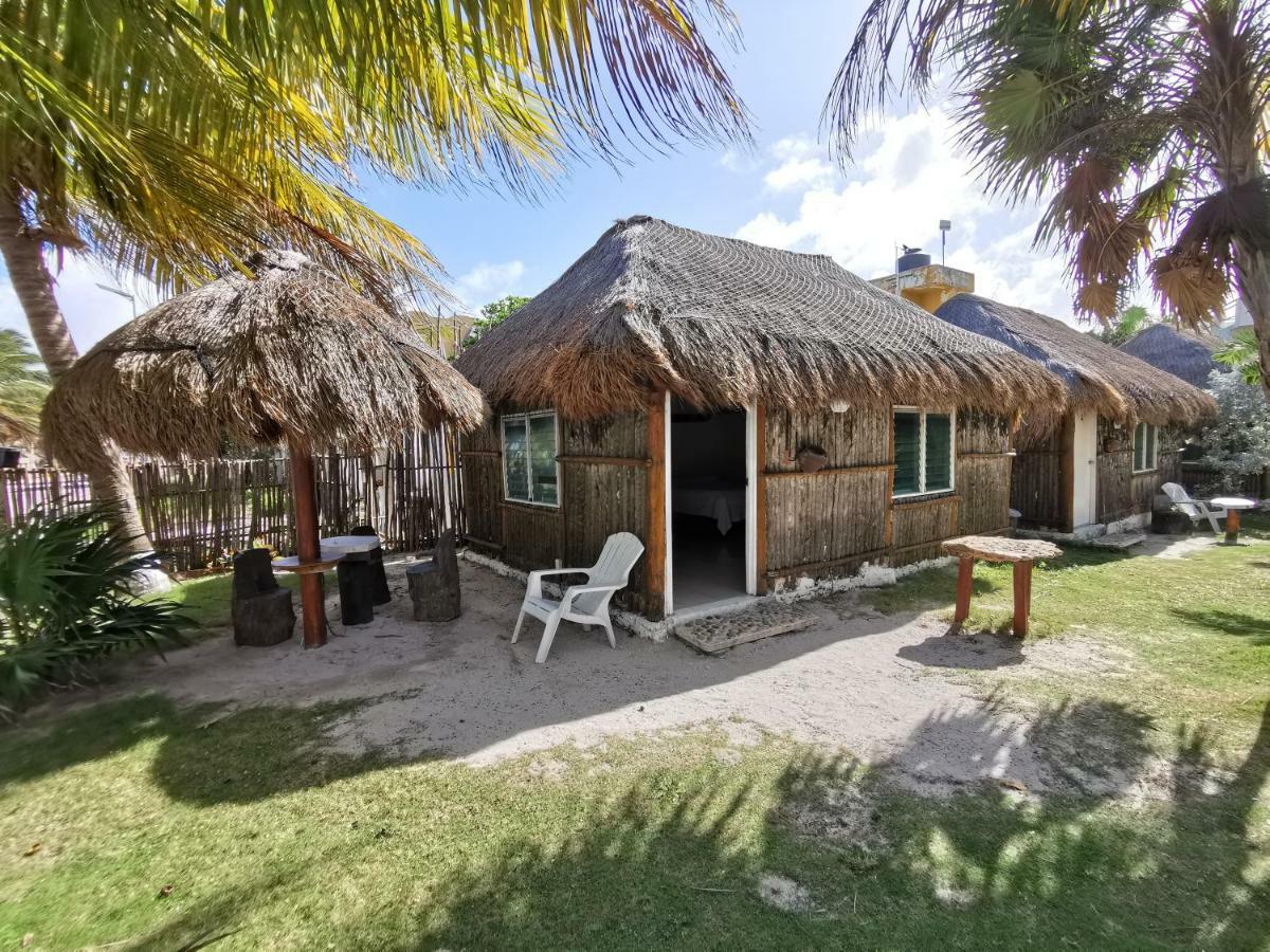 Las Cabanas Del Doctor Mahahual Ngoại thất bức ảnh