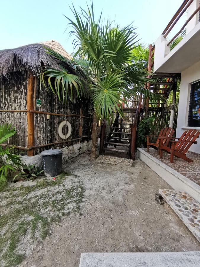 Las Cabanas Del Doctor Mahahual Ngoại thất bức ảnh