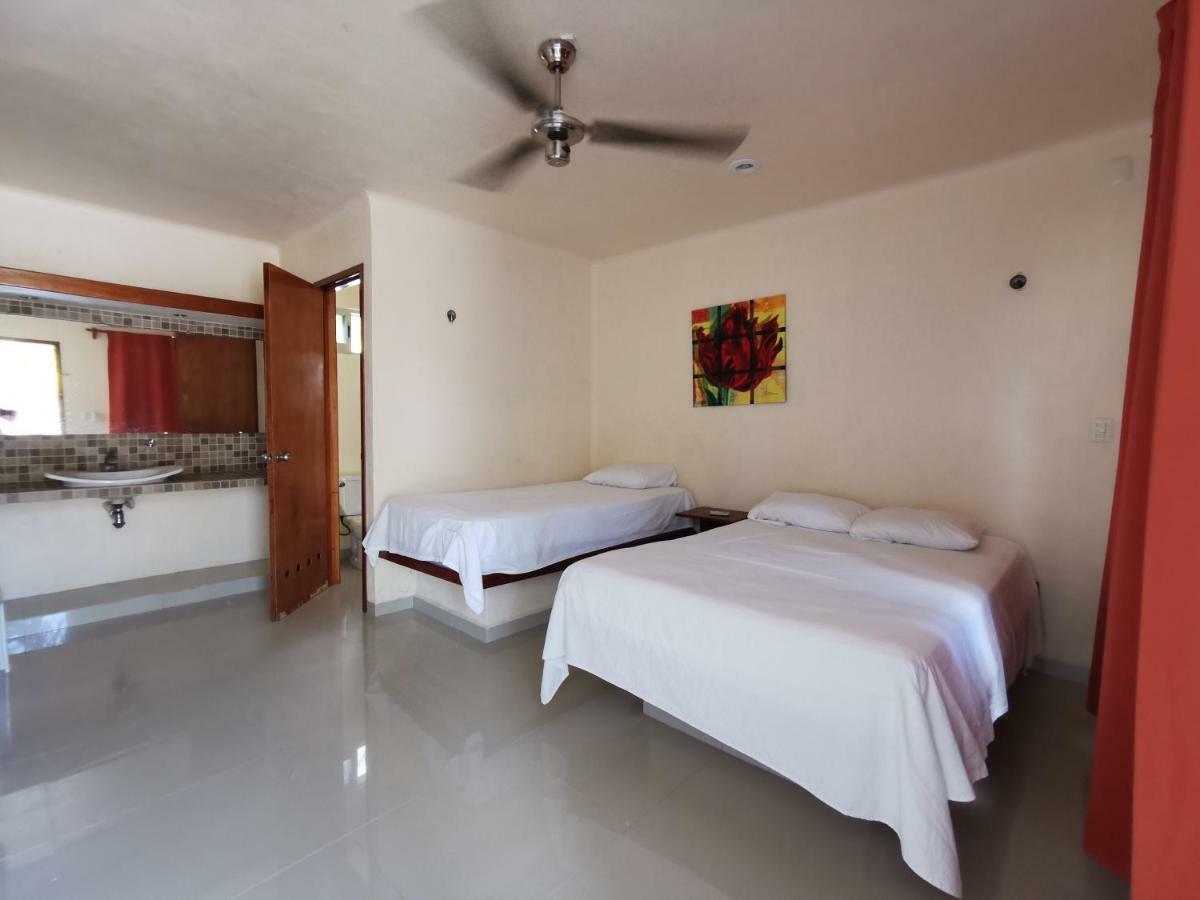 Las Cabanas Del Doctor Mahahual Ngoại thất bức ảnh