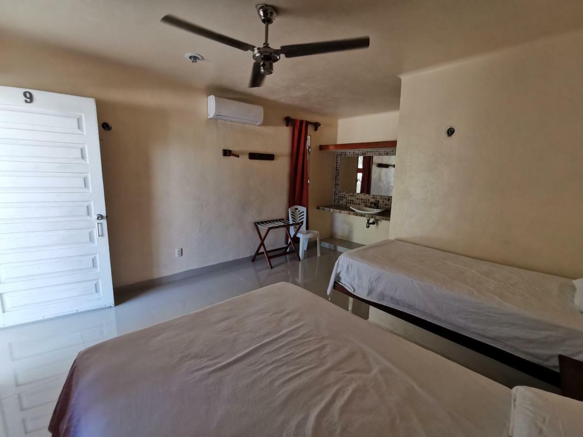 Las Cabanas Del Doctor Mahahual Ngoại thất bức ảnh